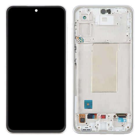 For Samsung Galaxy A36 5G A366 OEM Grade S OLED Screen and Digitizer Assembly + Frame (Without Logo)