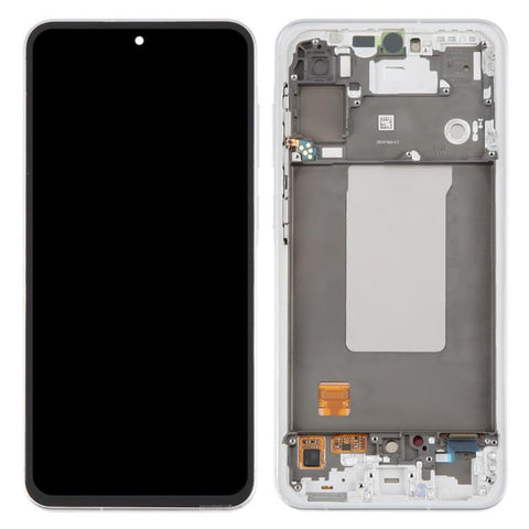 For Samsung Galaxy A56 5G A566 OEM Grade S AMOLED Screen and Digitizer Assembly + Frame (Without Logo)