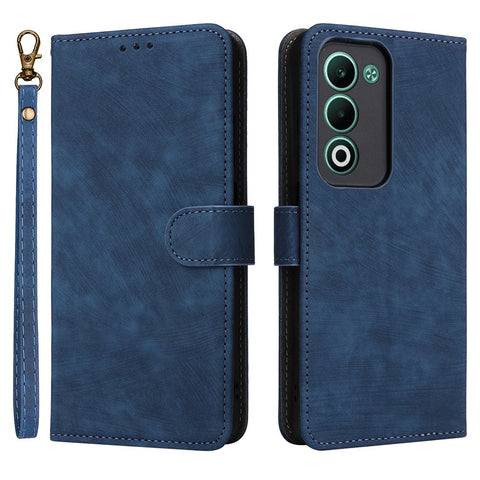 For Oppo A5 5G / 4G / A5m Case Wallet RFID Blocking PU Leather Phone Cover Stand with Strap