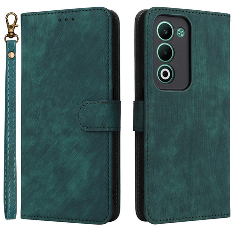 For Oppo A5 5G / 4G / A5m Case Wallet RFID Blocking PU Leather Phone Cover Stand with Strap