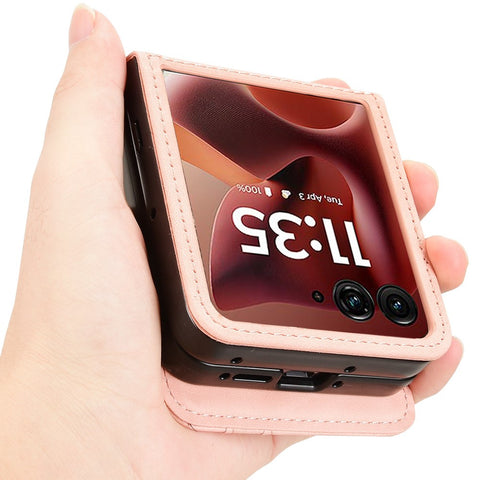 For Motorola Razr 70 Ultra / 60 Ultra 5G / Razr Ultra 2026 5G / 2025 5G Case Separable Design Card Slot Leather + PC Phone Cover