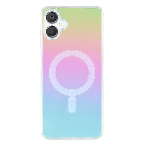 For Samsung Galaxy A06 5G  /  A06 4G Magnetic Case Acrylic + TPU Gradient Phone Cover