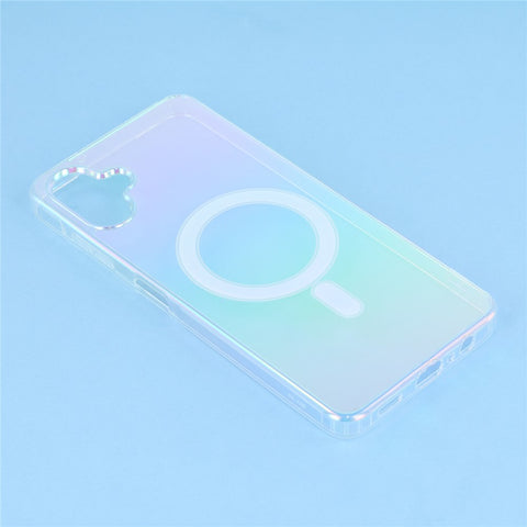 For Samsung Galaxy A06 5G  /  A06 4G Magnetic Case Acrylic + TPU Gradient Phone Cover
