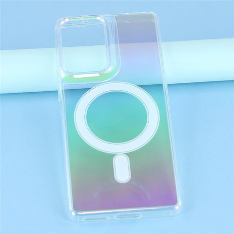 Slim Case for Motorola Edge 50 Fusion 5G / Moto G85 5G Acrylic + TPU Gradient Phone Cover Magnetic Case