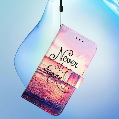 Wallet Case for Motorola Edge 60 5G / 60s 5G / 60 Fusion 5G Printed Pattern PU Leather Stand Phone Cover with Strap