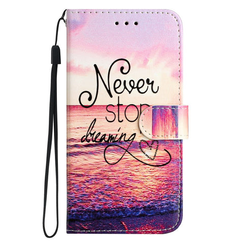 Wallet Case for Motorola Edge 60 5G / 60s 5G / 60 Fusion 5G Printed Pattern PU Leather Stand Phone Cover with Strap