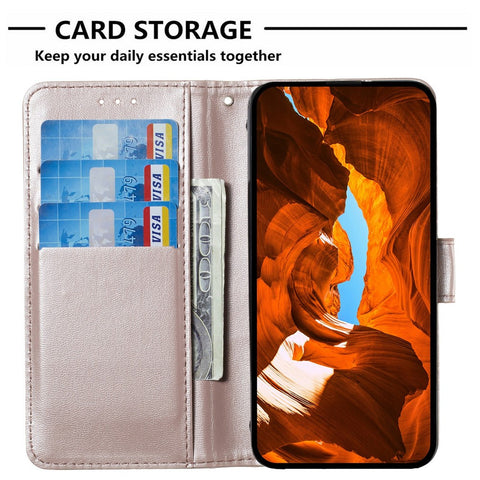 Wallet Case for Motorola Edge 60 5G / 60s 5G / 60 Fusion 5G PU Leather Flip Phone Cover Card Slot Holder