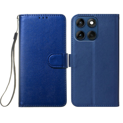 Wallet Case for Motorola Edge 60 5G / 60s 5G / 60 Fusion 5G PU Leather Flip Phone Cover Card Slot Holder
