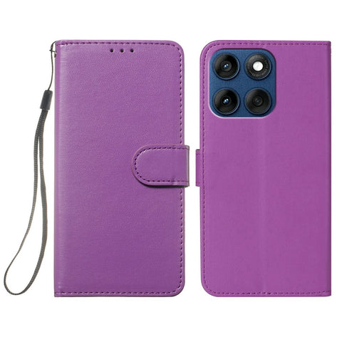 Wallet Case for Motorola Edge 60 5G / 60s 5G / 60 Fusion 5G PU Leather Flip Phone Cover Card Slot Holder