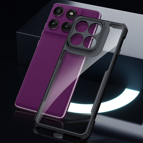 XUNDD For Motorola Edge 60 Pro 5G Case Dropproof TPU + Acrylic Clear Back Phone Cover