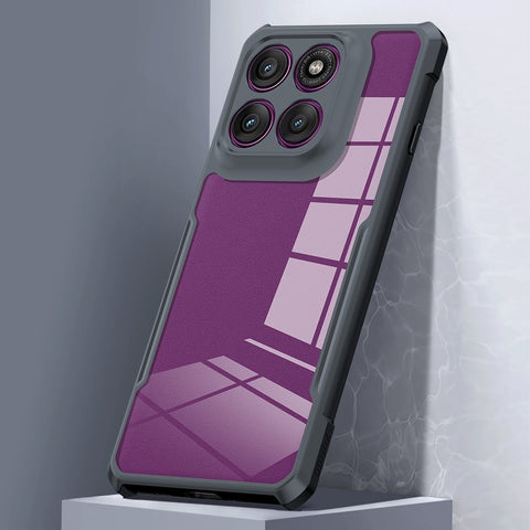 XUNDD For Motorola Edge 60 Pro 5G Case Dropproof TPU + Acrylic Clear Back Phone Cover