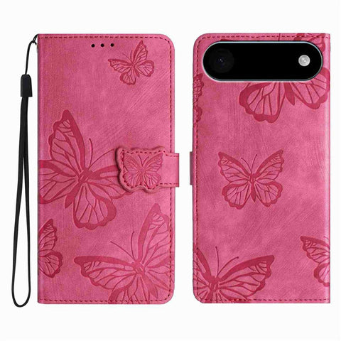 For iPhone Air Case Butterfly Design Flip Wallet Leather Phone Cover Skin-Touch