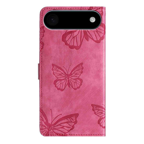 For iPhone Air Case Butterfly Design Flip Wallet Leather Phone Cover Skin-Touch