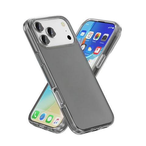 For iPhone 17 Pro Max Case PC + TPU Shockproof Clear Phone Cover