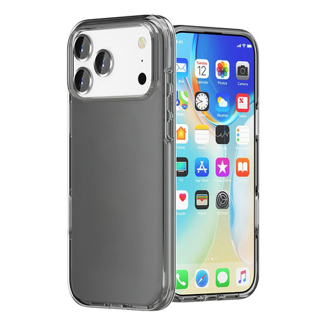 For iPhone 17 Pro Max Case PC + TPU Shockproof Clear Phone Cover