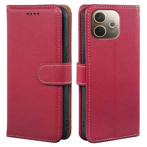 Phone Case For Oppo A5 Pro 5G (Global) / 4G (Global) / A5 Energy 5G (China) , RFID Blocking Wallet Litchi Texture Leather Cover Magnetic Clasp