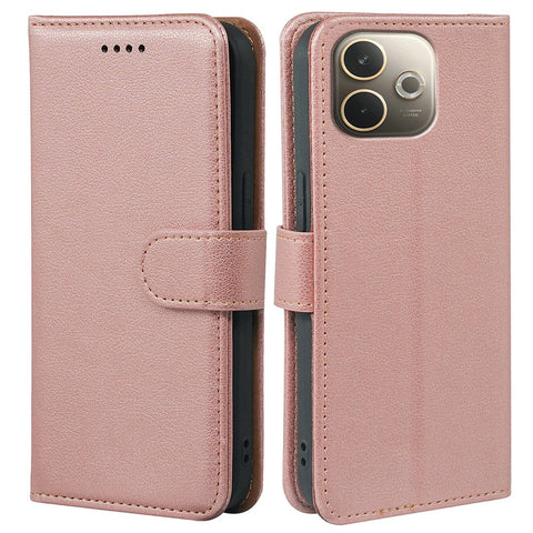 Phone Case For Oppo A5 Pro 5G (Global) / 4G (Global) / A5 Energy 5G (China) , RFID Blocking Wallet Litchi Texture Leather Cover Magnetic Clasp