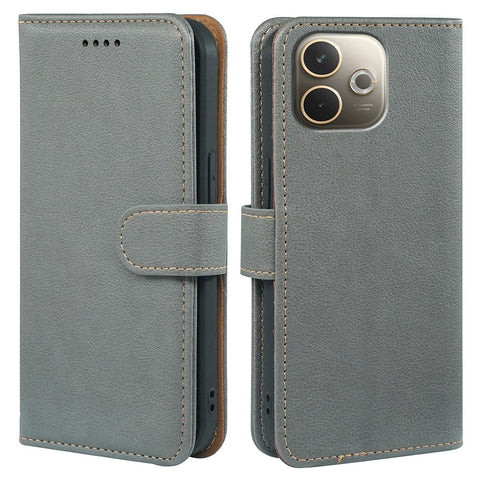 Phone Case For Oppo A5 Pro 5G (Global) / 4G (Global) / A5 Energy 5G (China) , RFID Blocking Wallet Litchi Texture Leather Cover Magnetic Clasp