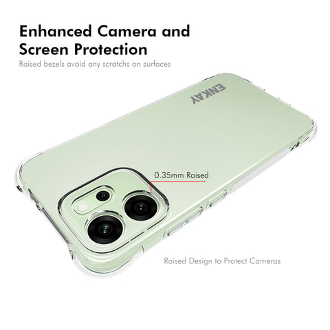 ENKAY HAT PRINCE For Oppo Reno14 5G (Global) Clear Phone Case   Shockproof Anti-slip TPU Cover