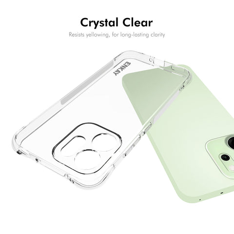 ENKAY HAT PRINCE For Oppo Reno14 5G (Global) Clear Phone Case   Shockproof Anti-slip TPU Cover