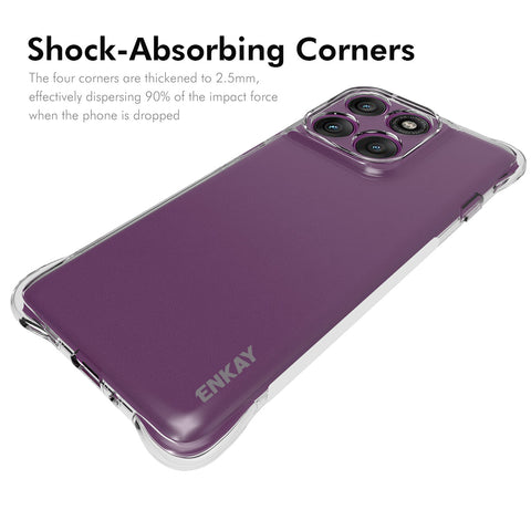 ENKAY HAT PRINCE For Motorola Edge 60 Pro 5G Clear Phone Case   Shockproof Anti-slip TPU Cover