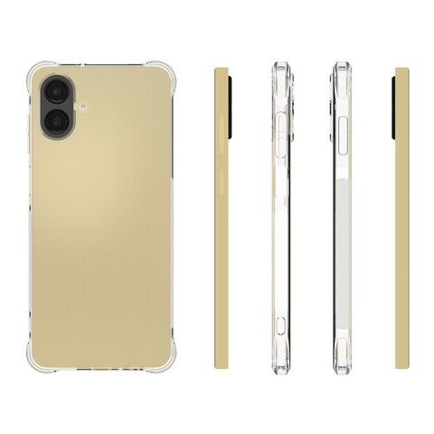 WANLONFENG For Samsung Galaxy A07 4G TPU Case  WL2 Series 2.0mm Phone Cover with 2Pcs Tempered Glass Films