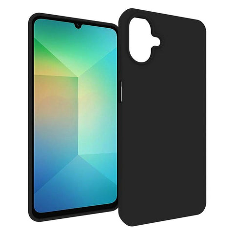 WANLONFENG For Samsung Galaxy A07 4G TPU Case  MS Series Matte Back Cover with Tempered Glass