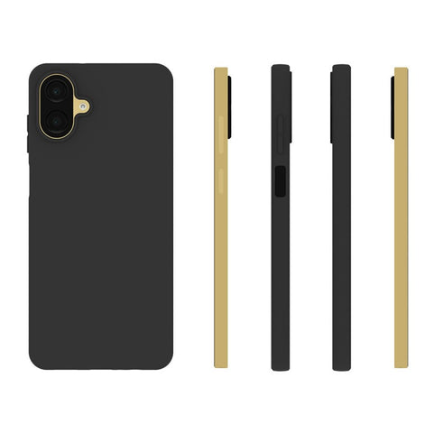 WANLONFENG For Samsung Galaxy A07 4G TPU Case  MS Series Matte Back Cover with Tempered Glass