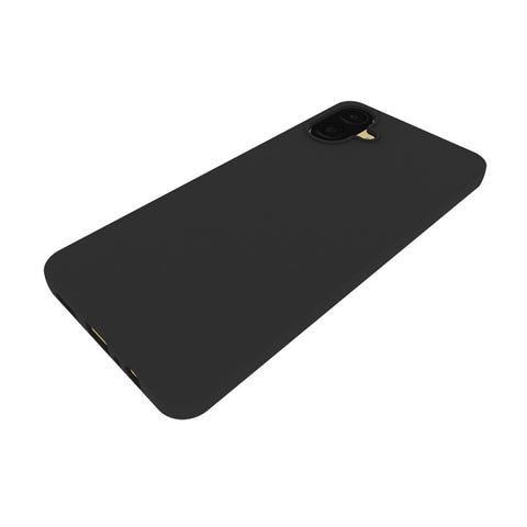 WANLONFENG For Samsung Galaxy A07 4G TPU Case  MS Series Matte Back Cover with Tempered Glass