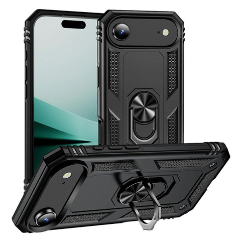 For iPhone Air Case PC + TPU Phone Cover with Kickstand