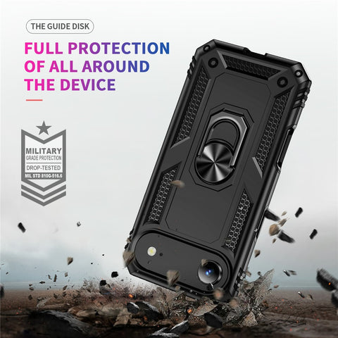 For iPhone Air Case PC + TPU Phone Cover with Kickstand