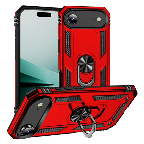 For iPhone Air Case PC + TPU Phone Cover with Kickstand
