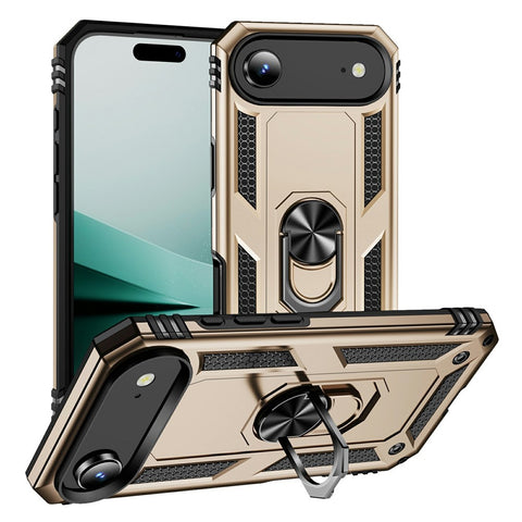 For iPhone Air Case PC + TPU Phone Cover with Kickstand