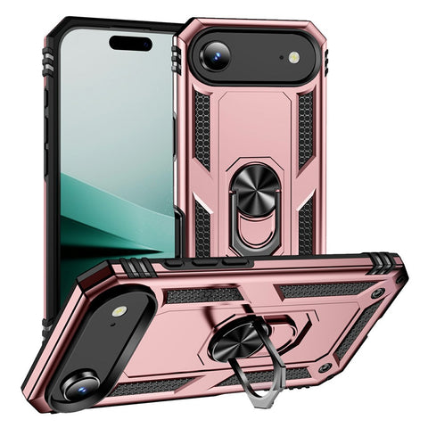 For iPhone Air Case PC + TPU Phone Cover with Kickstand