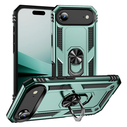 For iPhone Air Case PC + TPU Phone Cover with Kickstand