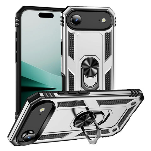 For iPhone Air Case PC + TPU Phone Cover with Kickstand