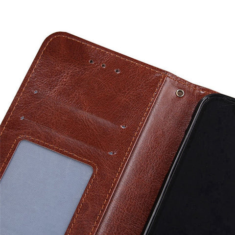 For Oppo A57s 4G / A57e 4G / A57 4G Shockproof Textured PU Leather Phone Case Wallet Stand Folio Flip Cell Phone Cover