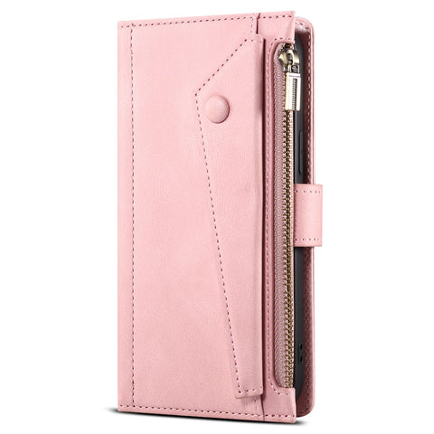 ESEBLE Star Series For Motorola Edge 60 Pro 5G Case Zipper Wallet Leather Stand Phone Cover with Wrist Strap