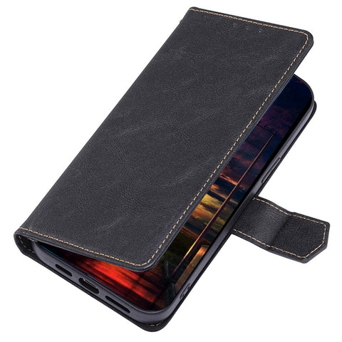 For Oppo A57s 4G / A57e 4G / A57 4G Water-repellent PU Leather Full Protection Shell Magnetic Clasp RFID Blocking Foldable Stand Wallet Cover