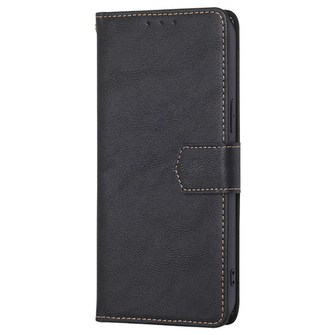 For Oppo A57s 4G / A57e 4G / A57 4G Water-repellent PU Leather Full Protection Shell Magnetic Clasp RFID Blocking Foldable Stand Wallet Cover