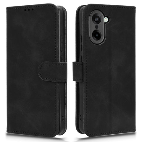 For OnePlus Nord CE5 5G / Ace 5 Racing 5G Leather Case Skin Feel Anti Drop Wallet Flip Phone Cover
