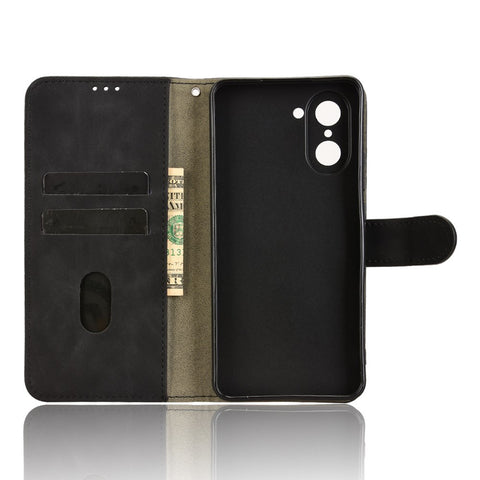 For OnePlus Nord CE5 5G / Ace 5 Racing 5G Leather Case Skin Feel Anti Drop Wallet Flip Phone Cover