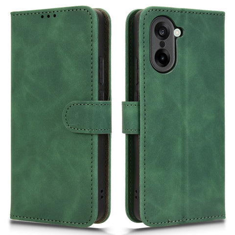 For OnePlus Nord CE5 5G / Ace 5 Racing 5G Leather Case Skin Feel Anti Drop Wallet Flip Phone Cover