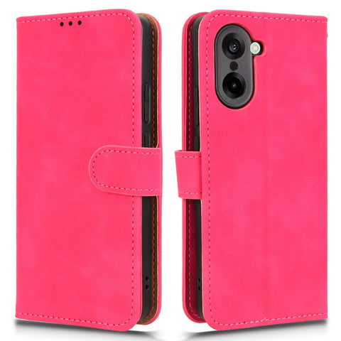For OnePlus Nord CE5 5G / Ace 5 Racing 5G Leather Case Skin Feel Anti Drop Wallet Flip Phone Cover
