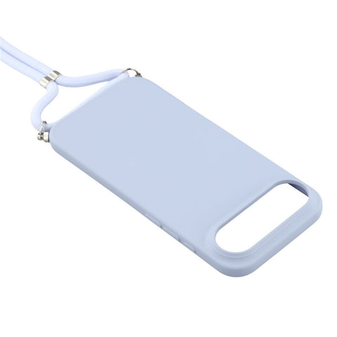 For iPhone Air Case Soft TPU Fiber Lining Phone Cover with Shoulder Strap