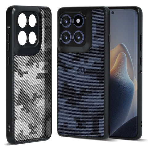 IBMRS For Motorola Edge 60 Fusion 5G / Edge 60 5G Case Soft TPU Frame Hard PC Back Anti-Fall Phone Cover