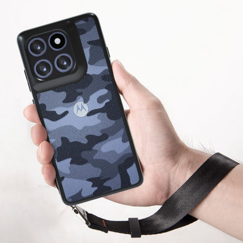 IBMRS For Motorola Edge 60 Fusion 5G / Edge 60 5G Case Soft TPU Frame Hard PC Back Anti-Fall Phone Cover