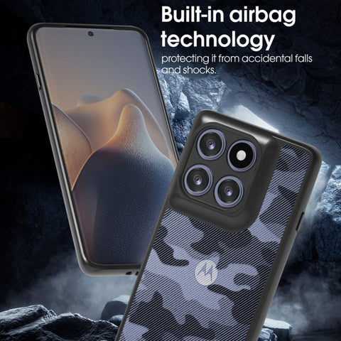 IBMRS For Motorola Edge 60 Fusion 5G / Edge 60 5G Case Soft TPU Frame Hard PC Back Anti-Fall Phone Cover