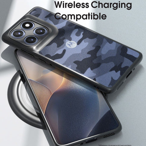 IBMRS For Motorola Edge 60 Fusion 5G / Edge 60 5G Case Soft TPU Frame Hard PC Back Anti-Fall Phone Cover