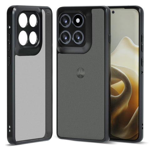 IBMRS For Motorola Edge 60 Pro 5G Case Soft TPU Frame Hard PC Back Anti-Fall Phone Cover